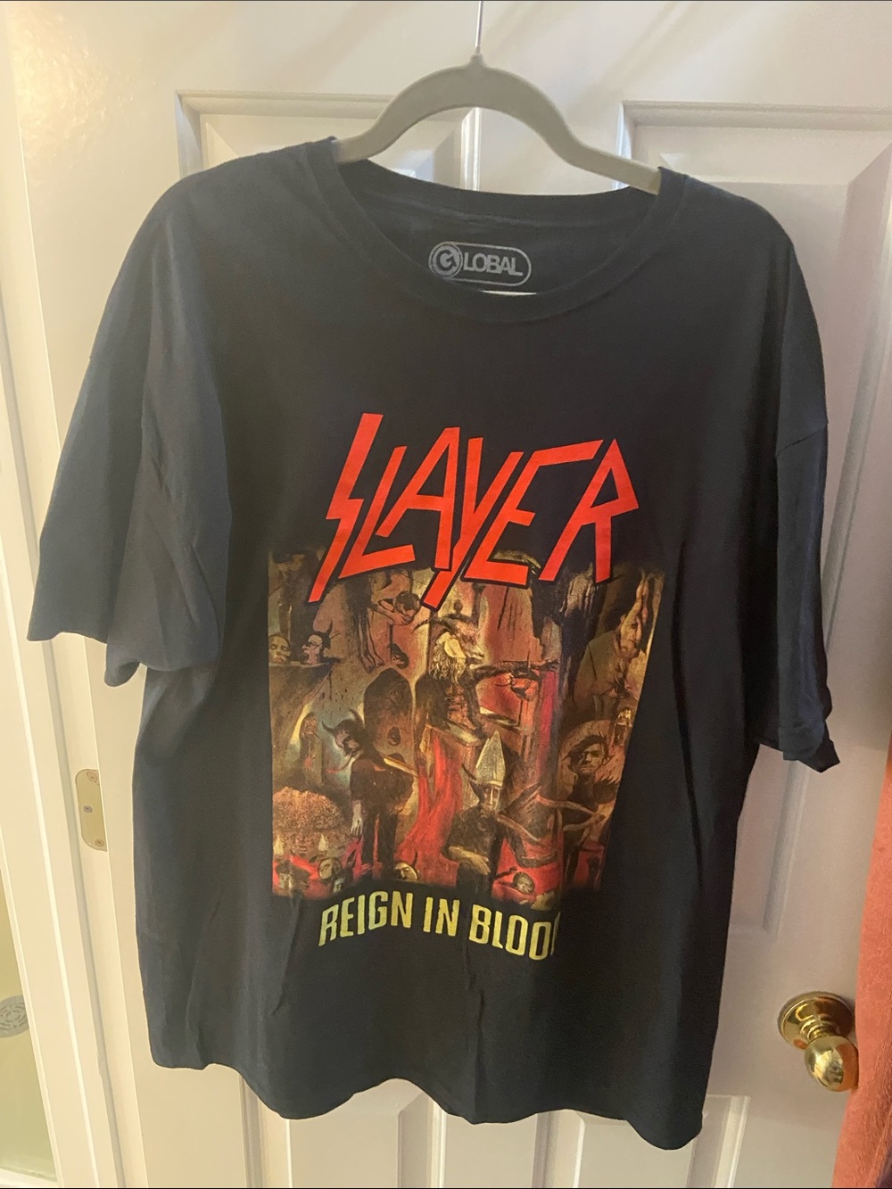 Slayer Reign In Blood Graphic T-Shirt - Black XL